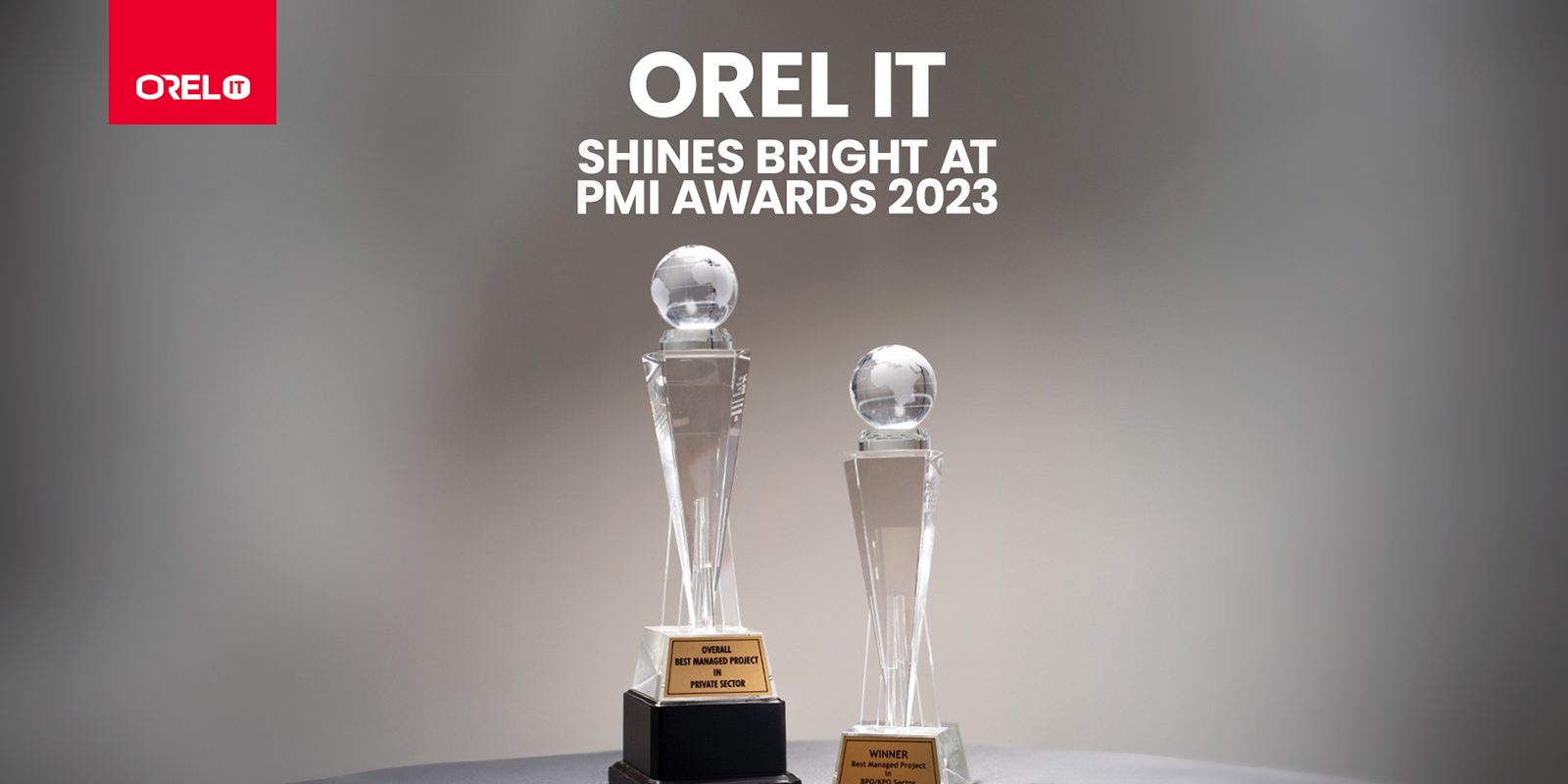 OREL IT shines bright at PMI Awards 2023